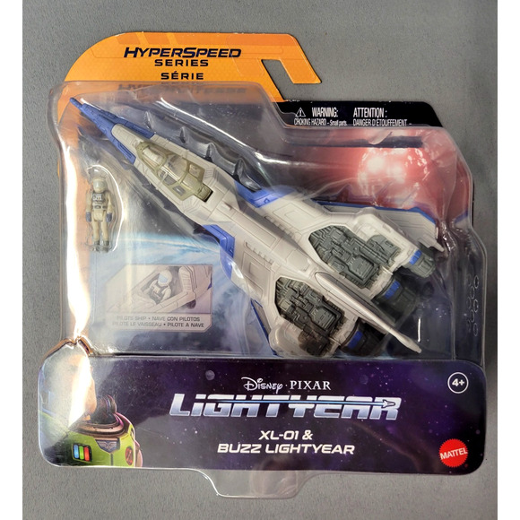 Mattel Disney Pixar Lightyear Hyperspeed Series XL-01 Spaceship & Buzz Lightyear - Picture 4 of 10